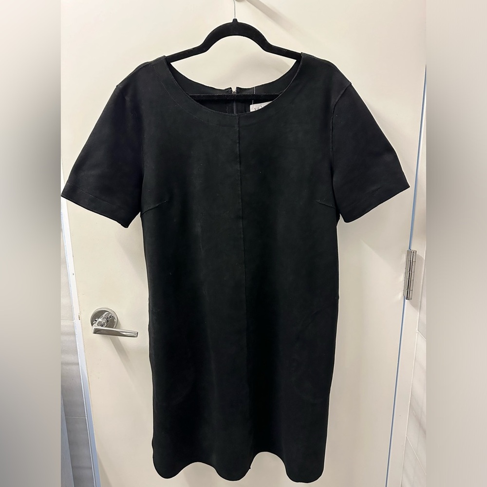 Velvet brand black dress. Faux suede. Size xl